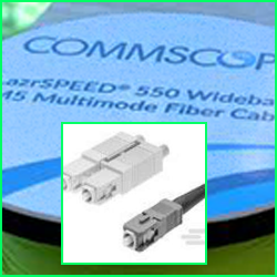 SC connector kit, Duplex, MM, .9 & 3.0