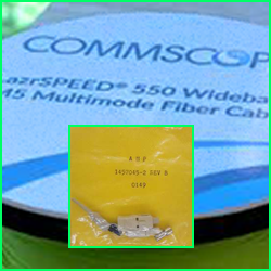 COMMSCOPE SC CONNECTOR SIMPLEX W/ 3.0MM & 900UM BOOTS 