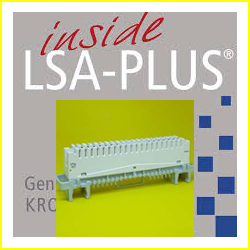 LSA-PLUS® Series 2 Disconnection Module, 10-pair, PROFIL mounting 60891121-02