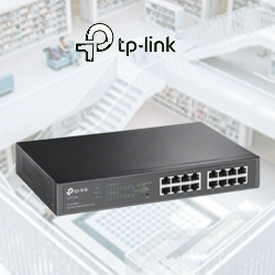 Switch “TP-Link” Easy Smart Switch 16G PoE+