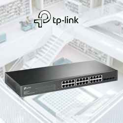 Switch “TP-Link” Managed Switch 24G/4SFP