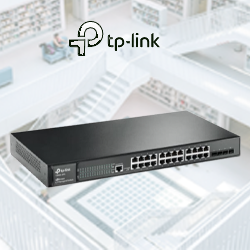 Switch “TP-Link” Managed Switch 24G/4SFP