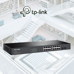 Switch “TP-Link” Managed Switch 16G/2SFP or 2G